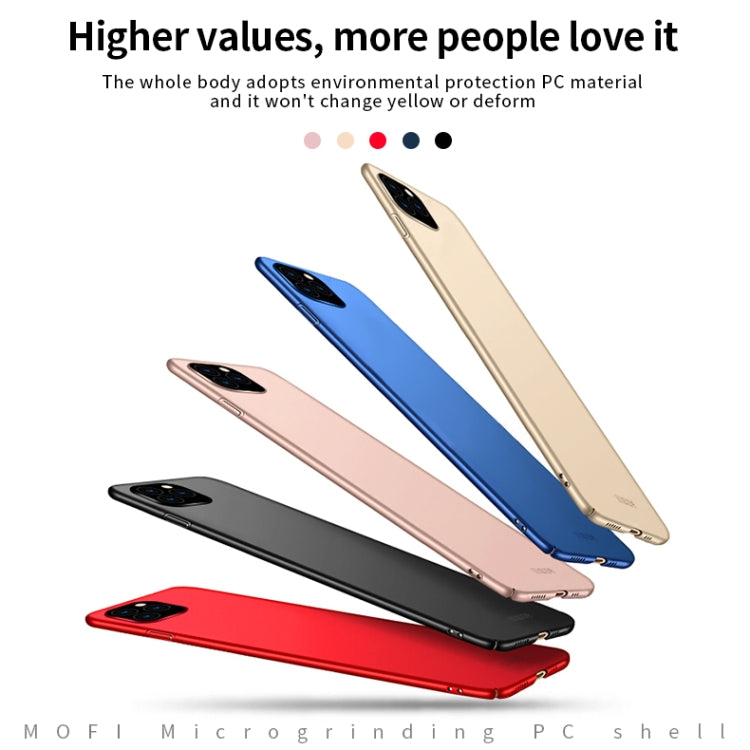 For iPhone 11 Pro MOFI Frosted PC Ultra-thin Hard Case (Red) - iPhone 11 Pro Cases by MOFI | Online Shopping South Africa | PMC TechLife | Buy Now Pay Later Mobicred
