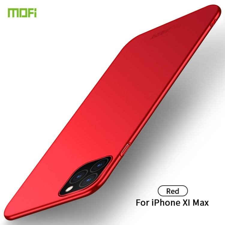 For iPhone 11 Pro Max MOFI Frosted PC Ultra-thin Hard Case (Red) - free shipping - PMC TechLife - Order now!