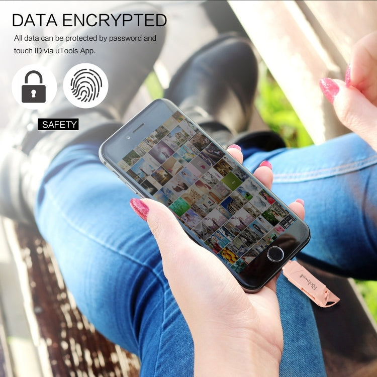 Richwell DXZ65 USB Flash Disk 32G 3 in 1 Micro USB + 8 Pin + USB 3.0 Compatible IPhone & IOS(Silver) - free shipping - PMC Jewellery - Order now!