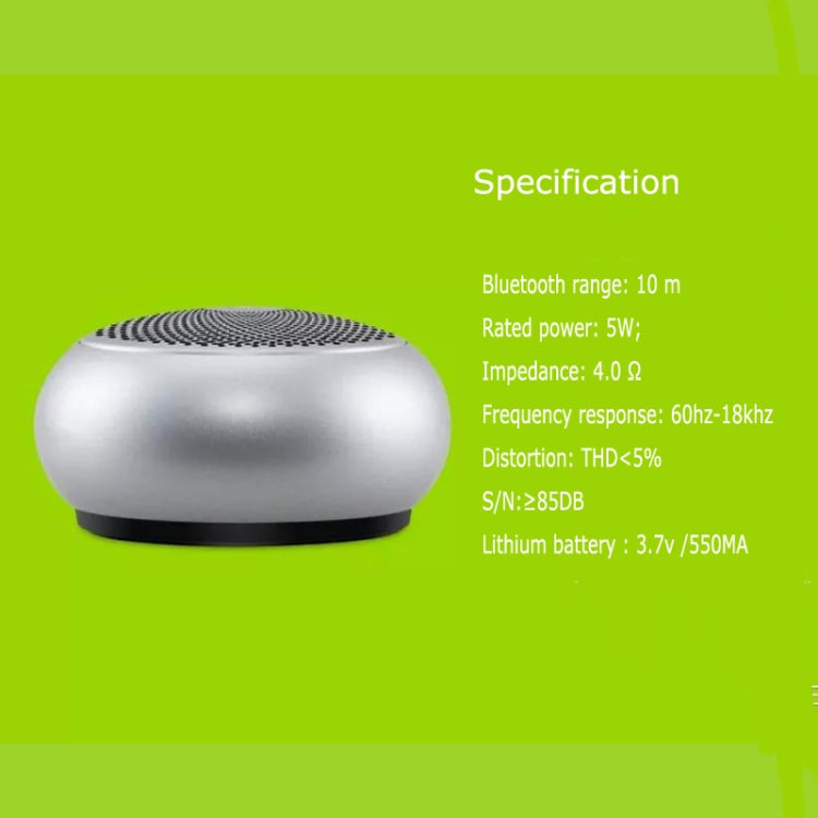 EWA A110mini High Hidelity Bluetooth Speaker Small Size High Power Bass, TWS Bluetooth Technology, Support TF(Grey) - Desktop Speaker by EWA | Online Shopping South Africa | PMC Jewellery | Buy Now Pay Later Mobicred