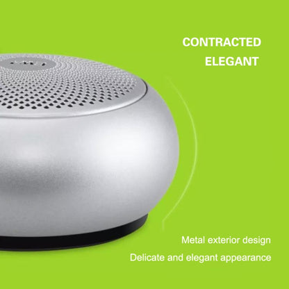 EWA A110mini High Hidelity Bluetooth Speaker Small Size High Power Bass, TWS Bluetooth Technology, Support TF(Silver) - Desktop Speaker by EWA | Online Shopping South Africa | PMC Jewellery | Buy Now Pay Later Mobicred