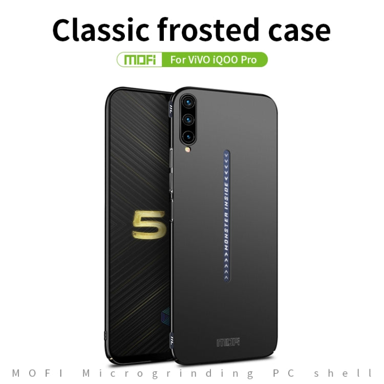 For ViVO iQOO Pro MOFI Frosted PC Ultra-thin Hard Case(Red) - vivo Cases by MOFI | Online Shopping South Africa | PMC Jewellery