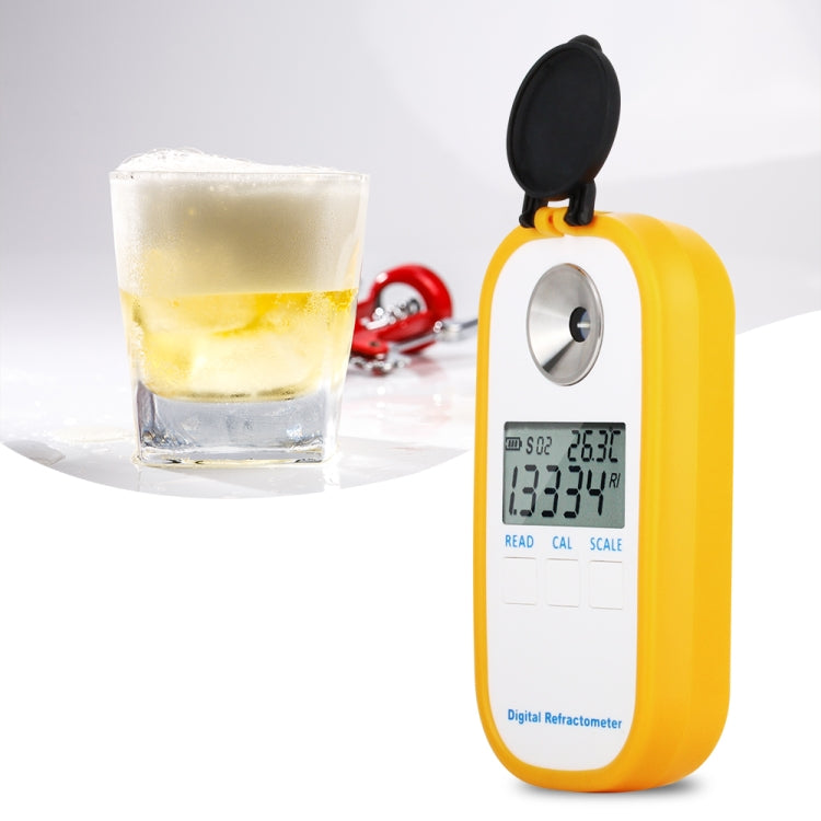 DR402 Digital Beer Refractometer Wort Hydrometer Brix 0-50% Concentration Meter Refractometer Electronic Wine Alcohol Tester - free shipping - PMC TechLife - Order now!