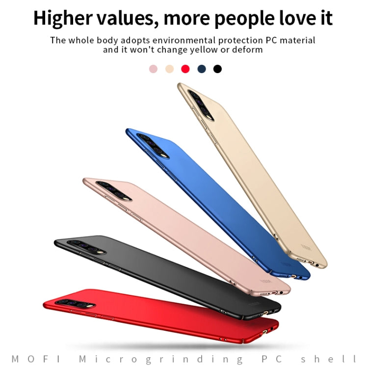 For Galaxy A50 MOFI Frosted PC Ultra-thin Hard Case(Blue) - Galaxy Phone Cases by MOFI | Online Shopping South Africa | PMC TechLife