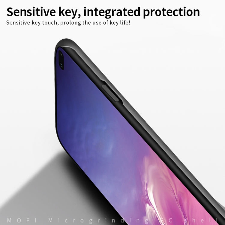 For Galaxy S10+ MOFI Frosted PC Ultra-thin Hard Case(Black) - Galaxy Phone Cases by MOFI | Online Shopping South Africa | PMC Jewellery