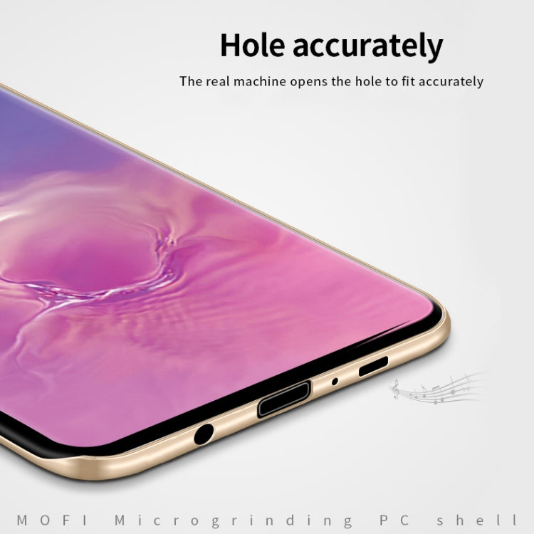 For Galaxy S10+ MOFI Frosted PC Ultra-thin Hard Case(Blue) - Galaxy Phone Cases by MOFI | Online Shopping South Africa | PMC TechLife