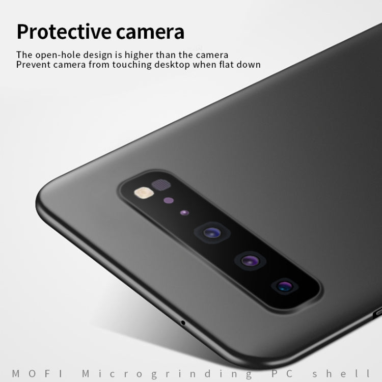For Galaxy S10 5G MOFI Frosted PC Ultra-thin Hard Case(Red) - Galaxy Phone Cases by MOFI | Online Shopping South Africa | PMC TechLife | Buy Now Pay Later Mobicred
