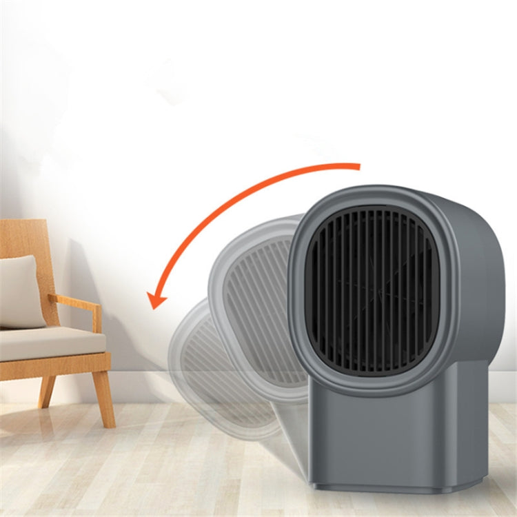 Home Heater Dormitory Small Silent Hot Air Blower(Gray) - Electric Heaters by PMC TechLife | Online Shopping South Africa | PMC TechLife | Buy Now Pay Later Mobicred