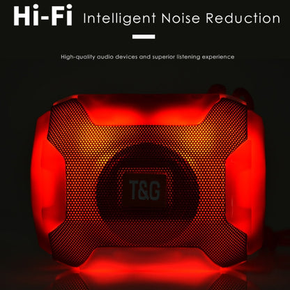 T&G TG162 LED Stereo Portable Bluetooth Speaker Mini Wireless Speaker Subwoofer(Gray) - Desktop Speaker by T&G | Online Shopping South Africa | PMC Jewellery | Buy Now Pay Later Mobicred