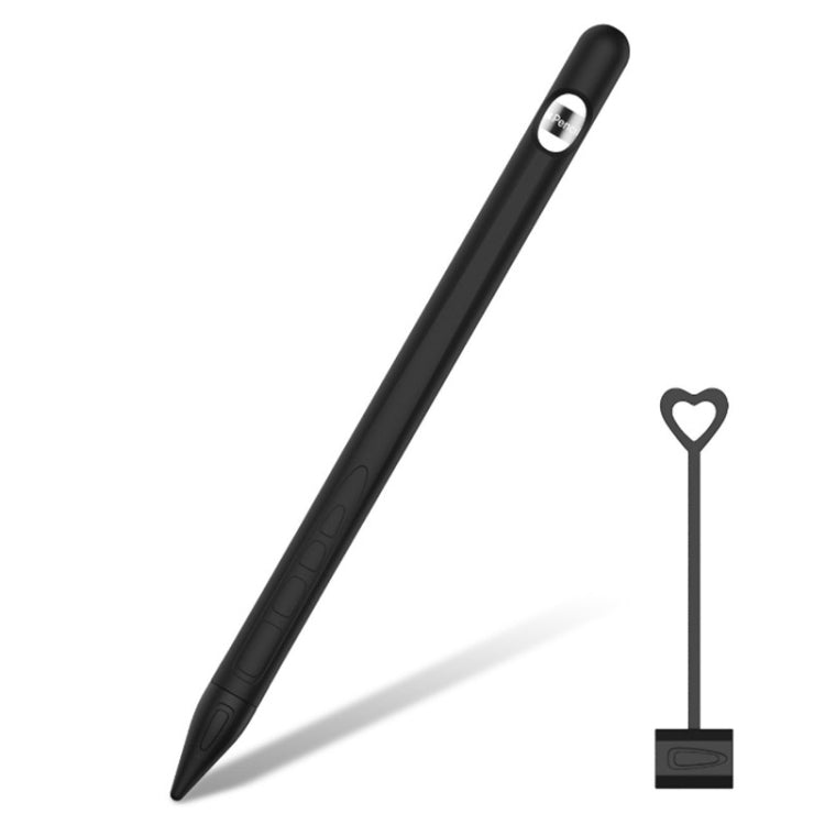 Suitable For Apple Pencil1 Generation StylusTouch Pen Silicone Protective Cover Pen Cap(Black) - free shipping - PMC Jewellery - Order now!