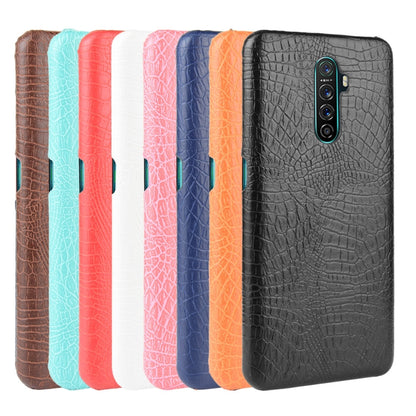 For OPPO Realme X2 Pro / Reno Ace Shockproof Crocodile Texture PC + PU Case(Black) - Realme Cases by PMC Jewellery | Online Shopping South Africa | PMC Jewellery | Buy Now Pay Later Mobicred