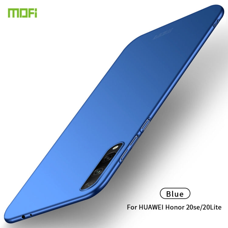 For Huawei Honor 20 Lite MOFI Frosted PC Ultra-thin Hard Case(Blue) - Honor Cases by MOFI | Online Shopping South Africa | PMC Jewellery