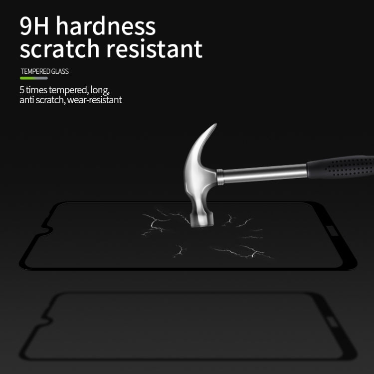 For Xiaomi Redmi Note 8T MOFI 9H 2.5D Full Screen Tempered Glass Film(Black) -  by MOFI | Online Shopping South Africa | PMC Jewellery