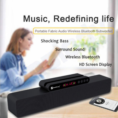 Newrixing NR-5017 LED Bluetooth Portable Speaker TWS Connection Loudspeaker Sound System 10W Stereo Surround Speaker(Black) - Desktop Speaker by NewRixing | Online Shopping South Africa | PMC Jewellery | Buy Now Pay Later Mobicred