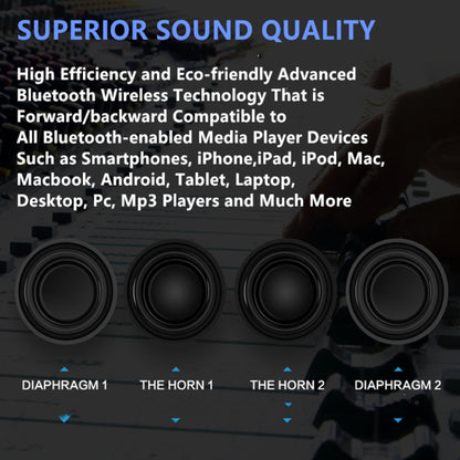 Newrixing NR-5017 LED Bluetooth Portable Speaker TWS Connection Loudspeaker Sound System 10W Stereo Surround Speaker(Silver) - Desktop Speaker by NewRixing | Online Shopping South Africa | PMC Jewellery | Buy Now Pay Later Mobicred