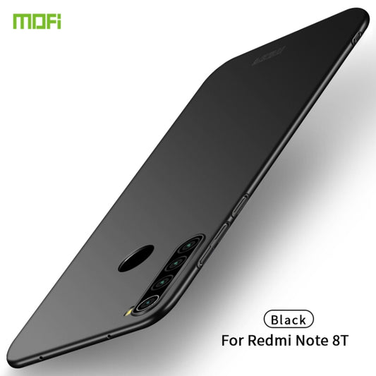 For Xiaomi RedMi Note8T MOFI Frosted PC Ultra-thin Hard Case(Black) - Xiaomi Cases by MOFI | Online Shopping South Africa | PMC Jewellery