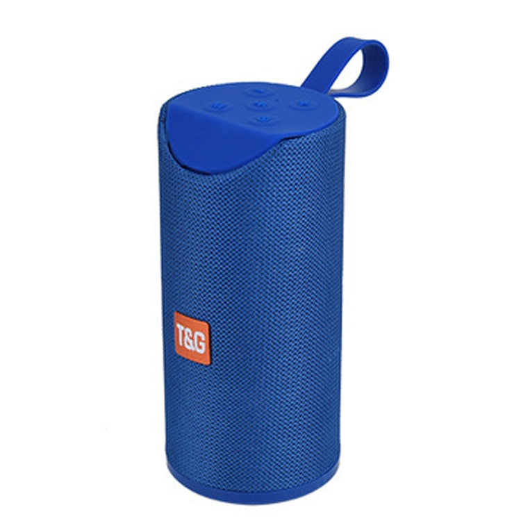 T&G TG113 Portable Bluetooth Speakers Waterproof Stereo Outdoor Loudspeaker MP3 Bass Sound Box with FM Radio(Blue) - Desktop Speaker by T&G | Online Shopping South Africa | PMC Jewellery | Buy Now Pay Later Mobicred