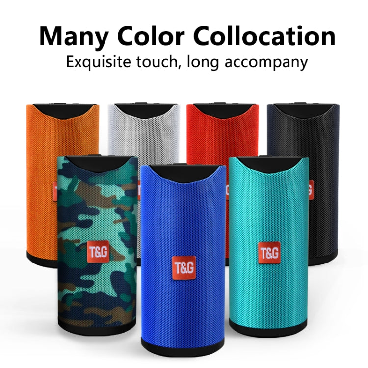 T&G TG113 Portable Bluetooth Speakers Waterproof Stereo Outdoor Loudspeaker MP3 Bass Sound Box with FM Radio(Blue) - Desktop Speaker by T&G | Online Shopping South Africa | PMC Jewellery | Buy Now Pay Later Mobicred