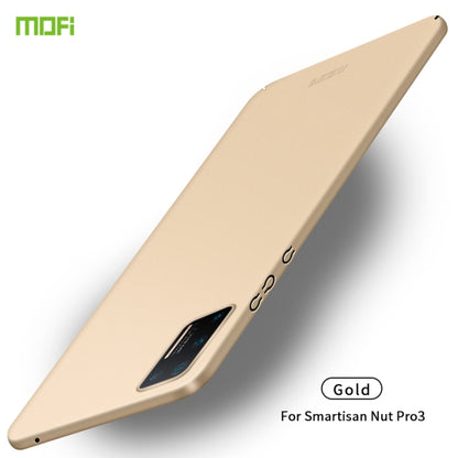 For Smartisan Nut Pro3 MOFI Frosted PC Ultra-thin Hard Case(Gold) - More Brand by MOFI | Online Shopping South Africa | PMC Jewellery