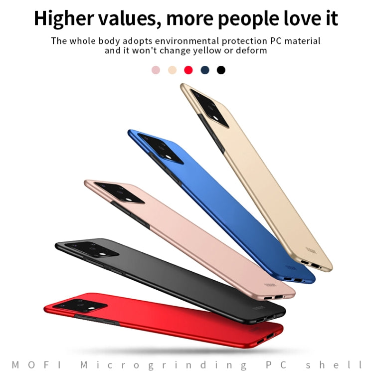 For Galaxy S20 Ultra MOFI Frosted PC Ultra-thin Hard Case(Blue) - Galaxy Phone Cases by MOFI | Online Shopping South Africa | PMC TechLife