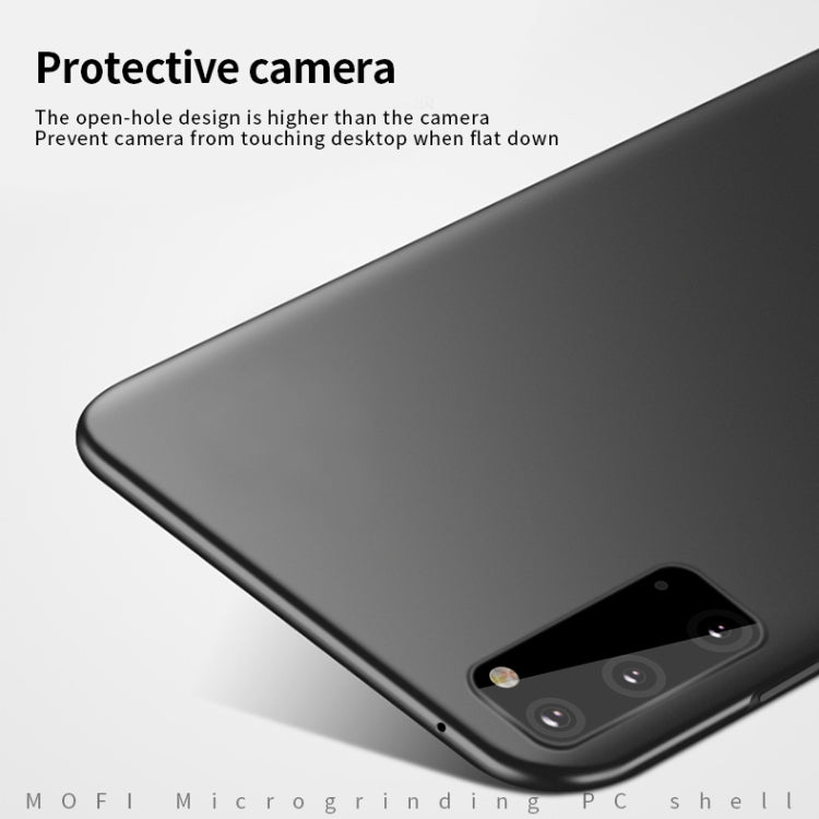 For Galaxy S20 MOFI Frosted PC Ultra-thin Hard Case(Gold) - Galaxy Phone Cases by MOFI | Online Shopping South Africa | PMC TechLife | Buy Now Pay Later Mobicred
