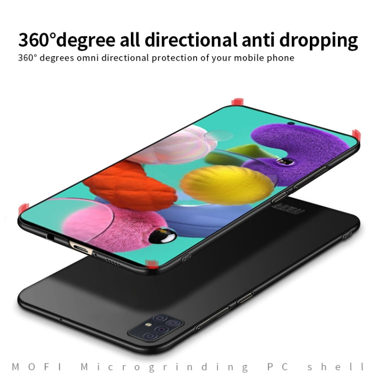 For Galaxy A51 MOFI Frosted PC Ultra-thin Hard Case(Red) - Galaxy Phone Cases by MOFI | Online Shopping South Africa | PMC TechLife | Buy Now Pay Later Mobicred