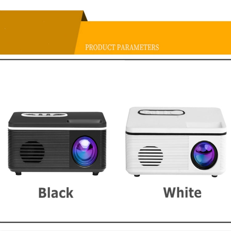 S361 80 Lumens 320 x 240 Pixel Portable Mini Projector, Support 1080P, AU Plug(White) - LED Projector by PMC Jewellery | Online Shopping South Africa | PMC Jewellery | Buy Now Pay Later Mobicred