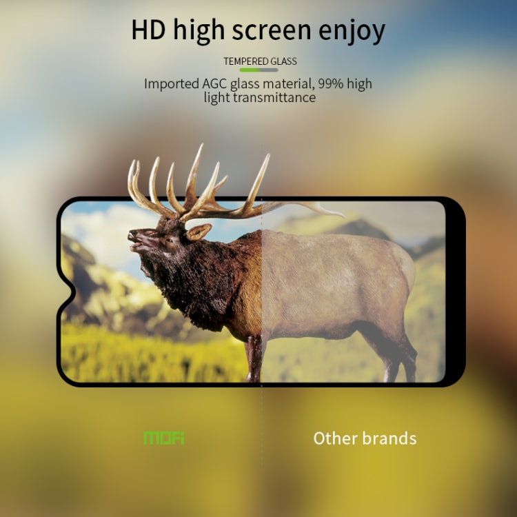 For Galaxy A01 MOFI 9H 2.5D Full Screen Tempered Glass Film(Black) - Galaxy Tempered Glass by MOFI | Online Shopping South Africa | PMC TechLife | Buy Now Pay Later Mobicred
