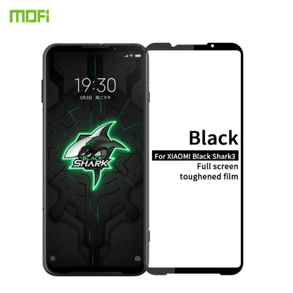 For Xiaomi Black Shark 3 MOFI 9H 2.5D Full Screen Tempered Glass Film(Black) -  by MOFI | Online Shopping South Africa | PMC Jewellery