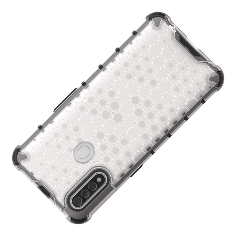 For OPPO A8/A31 Shockproof Honeycomb PC + TPU Case(Blue) - OPPO Cases by PMC TechLife | Online Shopping South Africa | PMC TechLife | Buy Now Pay Later Mobicred