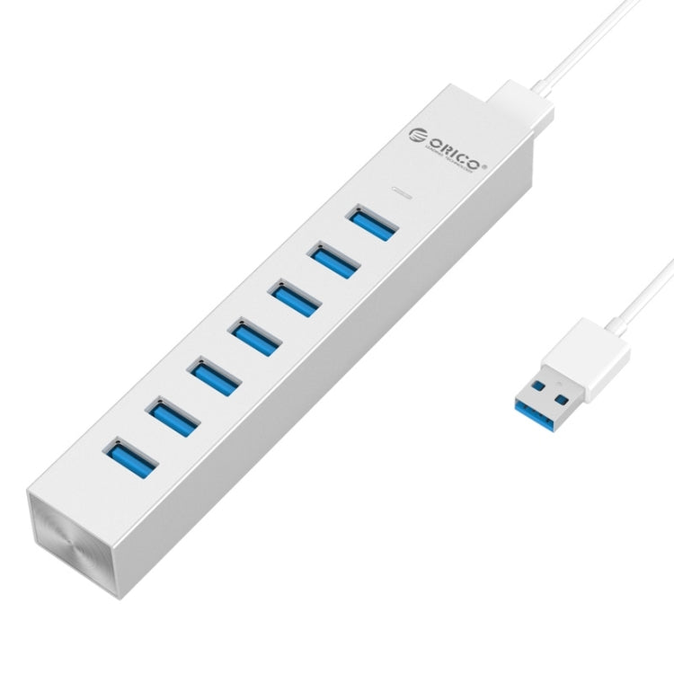 ORICO ASH7-U3 Aluminum Alloy 7 Ports USB 3.0 HUB - USB 3.0 HUB by ORICO | Online Shopping South Africa | PMC Jewellery | Buy Now Pay Later Mobicred