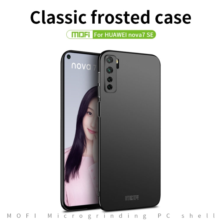 For Huawei Nova 7 SE MOFI Frosted PC Ultra-thin Hard Case(Red) - Huawei Cases by MOFI | Online Shopping South Africa | PMC Jewellery