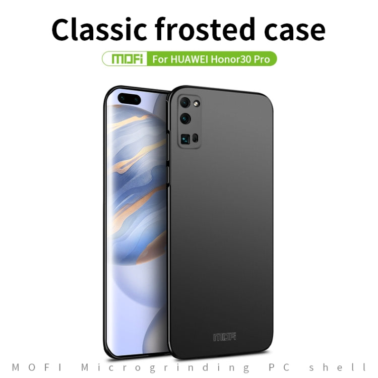 For Huawei Honor 30 Pro MOFI Frosted PC Ultra-thin Hard Case(Gold) - Honor Cases by MOFI | Online Shopping South Africa | PMC TechLife | Buy Now Pay Later Mobicred
