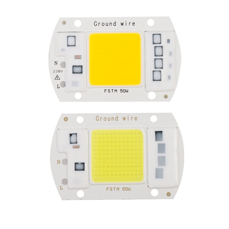 High Power 220V LED FloodlightCool/Warm White COB LED Chip IP65 Smart IC Driver Lamp(50W white) - Celling Lights & Chandeliers by PMC Jewellery | Online Shopping South Africa | PMC Jewellery | Buy Now Pay Later Mobicred