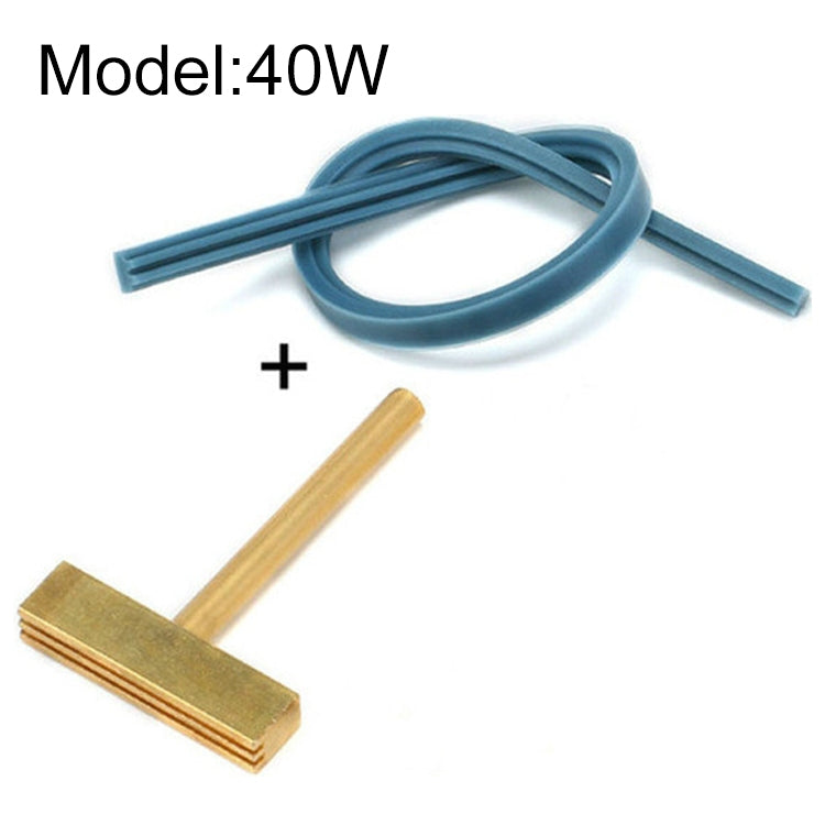 All Copper Liquid Crystal Cable Welding Tool T-shaped Soldering Iron Head, Model:40W - Soldering Iron Tip by PMC TechLife | Online Shopping South Africa | PMC TechLife