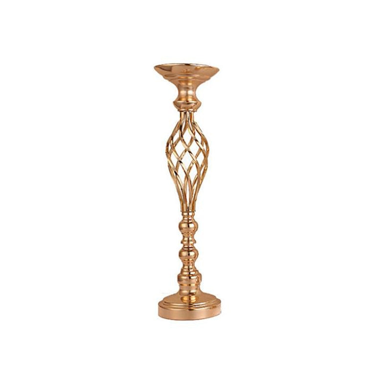 Gold Plated Wrought Iron Candlestick Window Wedding Props Decoration, Size:54cm - Candles & Candle Holders by PMC Jewellery | Online Shopping South Africa | PMC Jewellery