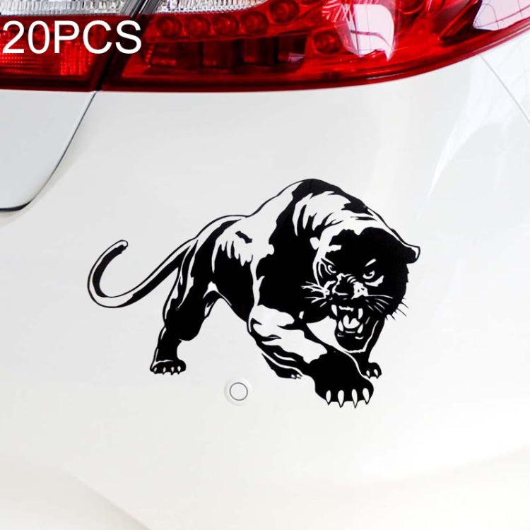 20 PCS Wild Panther Car Body Decal Car Stickers Motorcycle Decorations, Size: 19x12cm(Black) - Decorative Sticker by PMC Jewellery | Online Shopping South Africa | PMC Jewellery | Buy Now Pay Later Mobicred