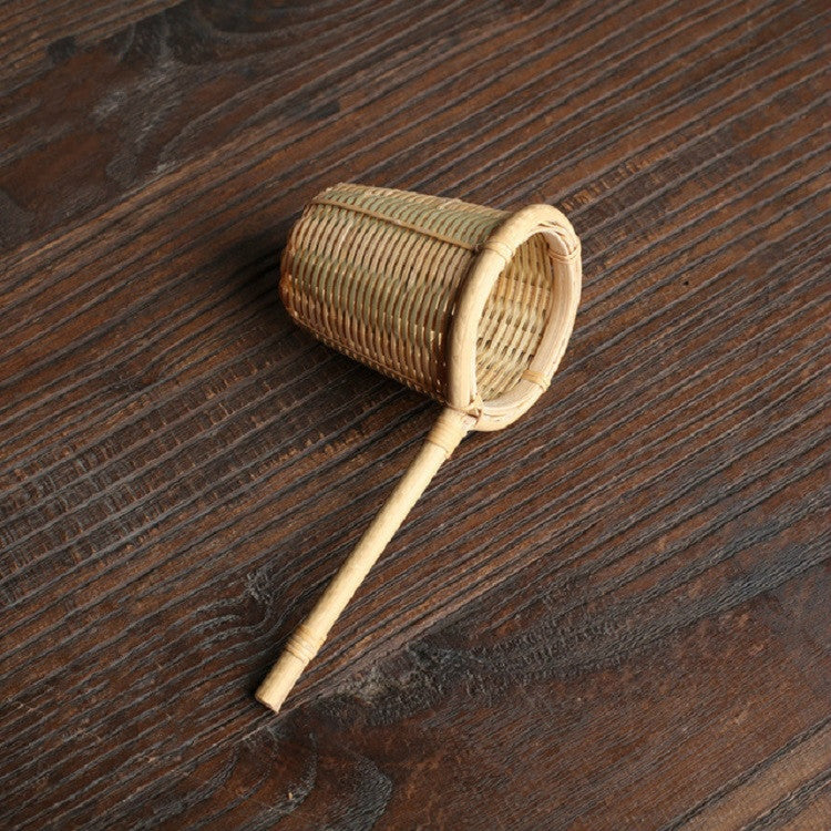 Bamboo Woven Creative Filter Reusable Filter Tea Colander Gadget, Style:Bamboo Basket Tea Leak - Tea Strainers by PMC TechLife | Online Shopping South Africa | PMC TechLife | Buy Now Pay Later Mobicred