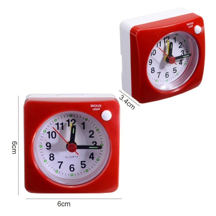 Bedside Mute Alarm Clock With Light & Snooze Function(Blue) - Alarm Clocks by PMc TechLife | Online Shopping South Africa | PMc TechLife | Buy Now Pay Later Mobicred