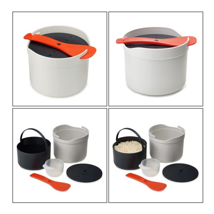 Kitchenware Microwave Oven Utensils Rrice Cooker Heating Steamer Pot Steamed Rice Box(Bright Orange) - Cooking Tools by PMC TechLife | Online Shopping South Africa | PMC TechLife | Buy Now Pay Later Mobicred