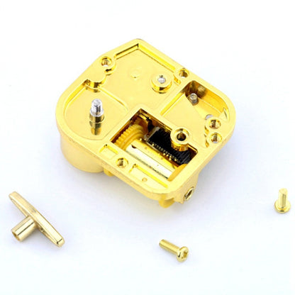 Eight-tone Gold-plated Bar Repair Parts DIY Sky City Paperback Music Box(Ode to Joy) - Music Box by PMC Jewellery | Online Shopping South Africa | PMC Jewellery | Buy Now Pay Later Mobicred