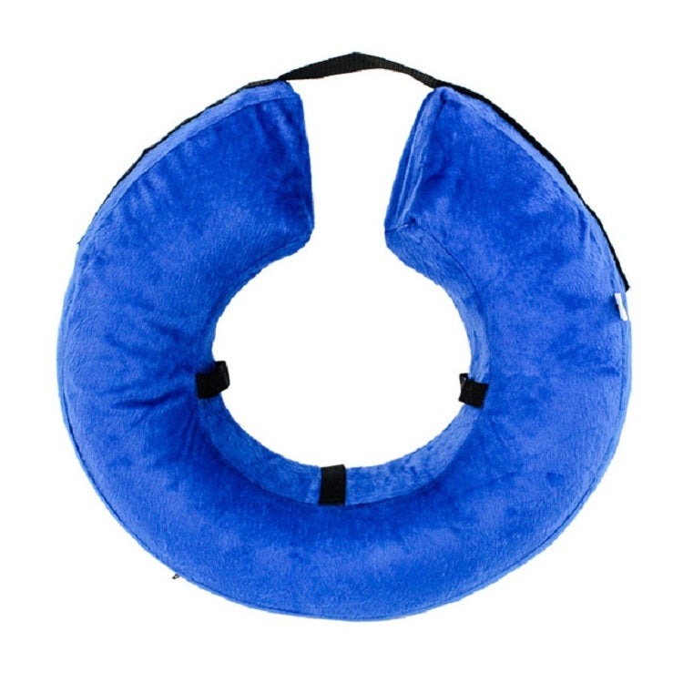 Dog Collar PVC Inflatable Pet Anti-snatch Collar, Size:M(Blue) - Collars by PMC TechLife | Online Shopping South Africa | PMC TechLife
