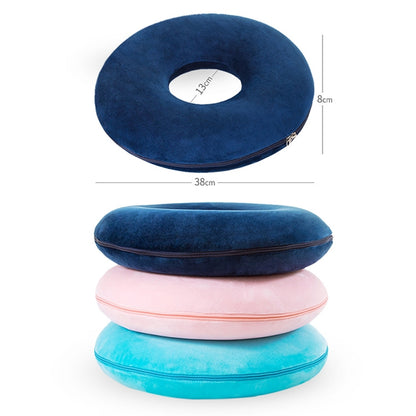 Anti-Decubitus Cushion Memory Foam Circle Chair Cushion(Blue) - Cushions & Pillows by PMC Jewellery | Online Shopping South Africa | PMC Jewellery | Buy Now Pay Later Mobicred