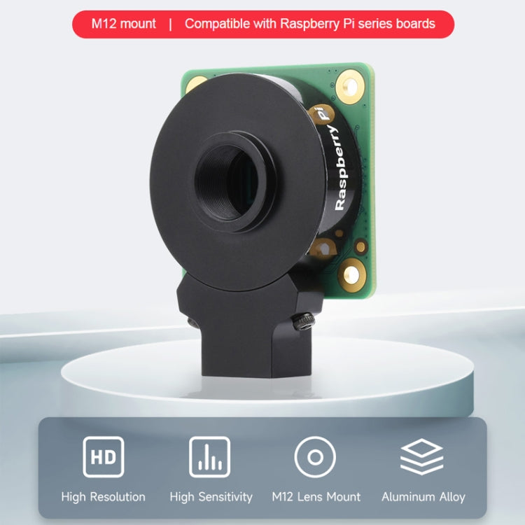 Waveshare For Raspberry Pi Camera M12 High Sensitivity Lens, 12.3MP IMX477R Sensor, 23945 - free shipping - PMC TechLife - Order now!
