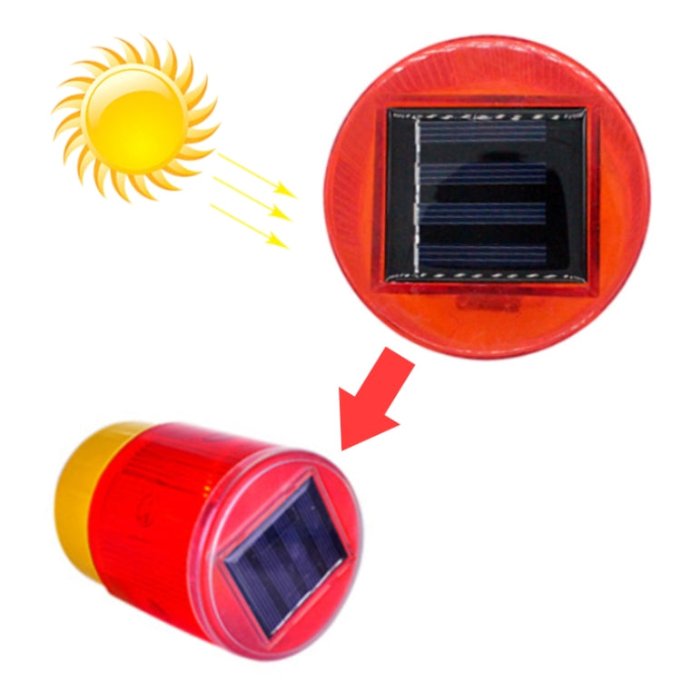 Night Solar Warning Construction Safety Warn Flash Lights Signal Light(Slim handle) - Warning Lights by PMC TechLife | Online Shopping South Africa | PMC TechLife | Buy Now Pay Later Mobicred