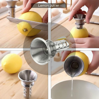 Stainless Steel Fruit Manual Squeezer Household Thick Lemon Juicer - Stirrer & Squeezer by PMC Jewellery | Online Shopping South Africa | PMC Jewellery