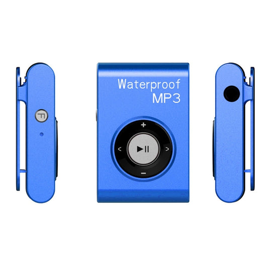 C26 IPX8 Waterproof Swimming Diving Sports MP3 Music Player with Clip & Earphone, Support FM, Memory:4GB(Blue) - MP3 Player by PMC Jewellery | Online Shopping South Africa | PMC Jewellery | Buy Now Pay Later Mobicred