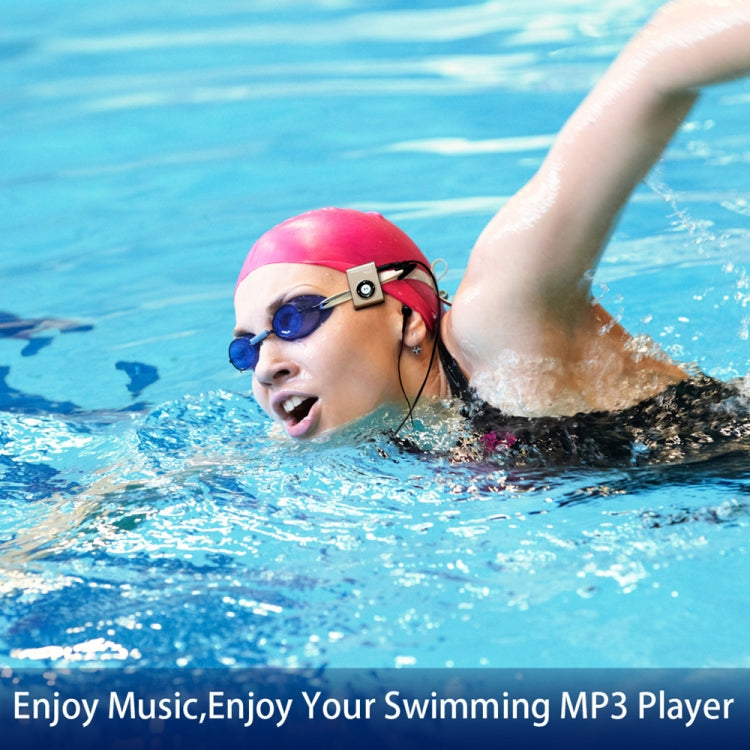 C26 IPX8 Waterproof Swimming Diving Sports MP3 Music Player with Clip & Earphone, Support FM, Memory:4GB(Blue) - MP3 Player by PMC Jewellery | Online Shopping South Africa | PMC Jewellery | Buy Now Pay Later Mobicred