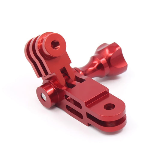 Action Camera Universal Aluminum Alloy Three-way Adjustment Arm 360 Degree Adapter(Red) - Connection Mount by PMC Jewellery | Online Shopping South Africa | PMC Jewellery | Buy Now Pay Later Mobicred