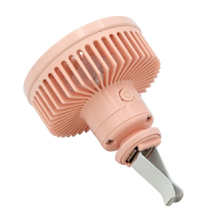 Car Vent Fan Multi-function USB Interface Mini LED Lamp Car Fan(Green) - Heating & Fans by PMC TechLife | Online Shopping South Africa | PMC TechLife | Buy Now Pay Later Mobicred